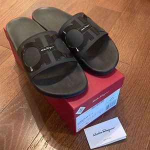 Salvatore Ferragamo Mens Slides - Size 12